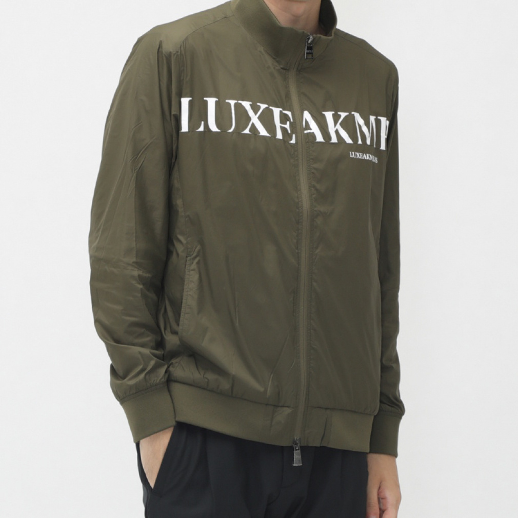 リュクスエイケイエムプラス ゴルフウェア 長袖ウインドブレーカー 秋 冬 FULL ZIP BLOUSON (LAO-24062) メンズ LUXE AKM PLUS