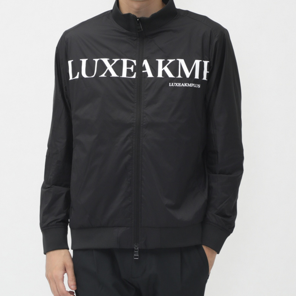 リュクスエイケイエムプラス ゴルフウェア 長袖ウインドブレーカー 秋 冬 FULL ZIP BLOUSON (LAO-24062) メンズ LUXE AKM PLUS