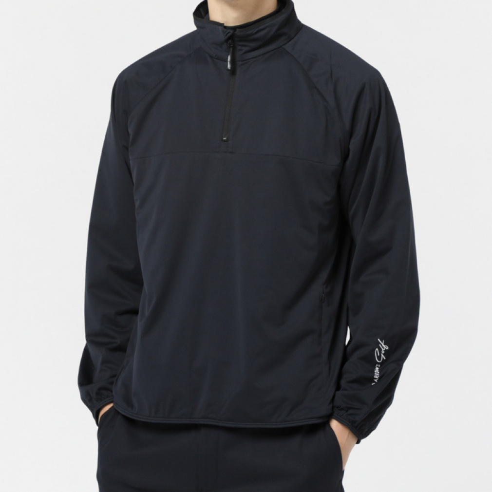 ユナイテッドアローズ ゴルフウェア 長袖ウインドブレーカー 秋 冬 UAG MA AIRSHUT H/ZIP (23FWHSM-01) メンズ UNITED ARROWS
