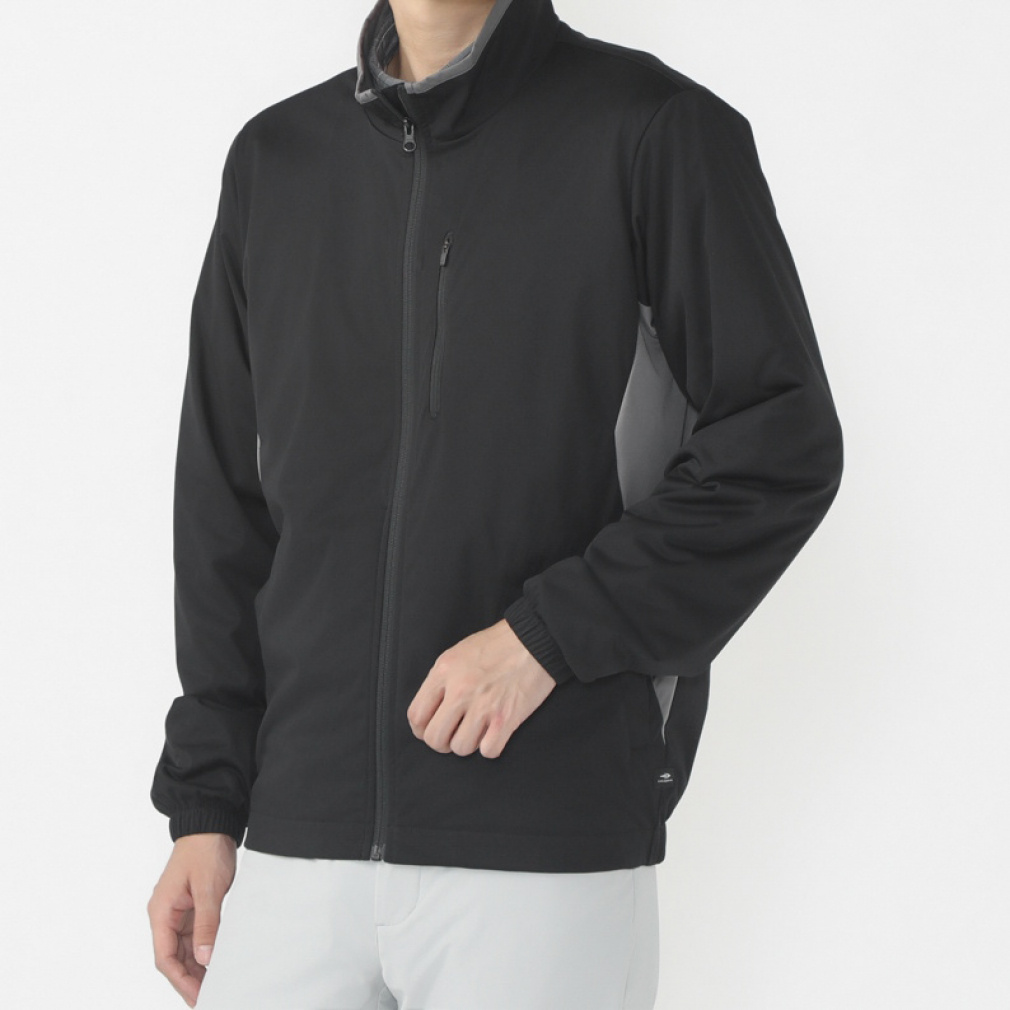 ストレッチウィンドジャケット TR-1W1594F(ブラック-3XL　メンズ)