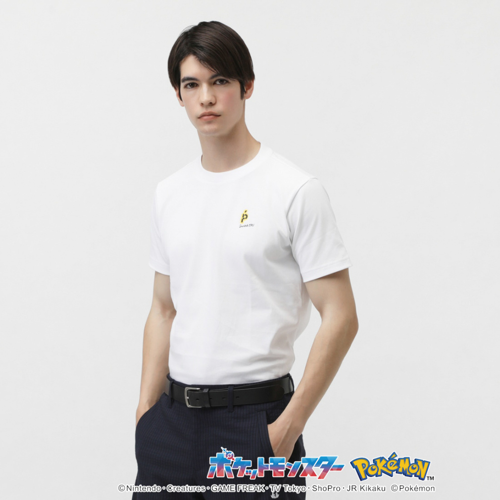 ポケモン】ピカチュウ プレーティング天竺半袖Tシャツ