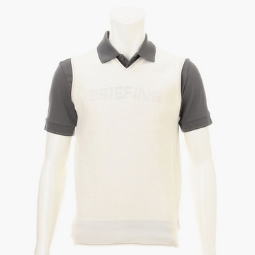 WR V NECK KNIT VEST BRG223M24