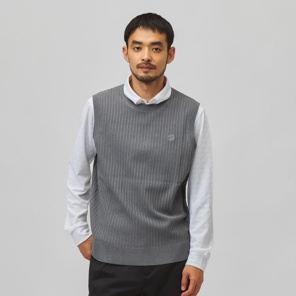 セントアンドリュース ゴルフウェア ベスト 秋 冬 14Gリンクスニット