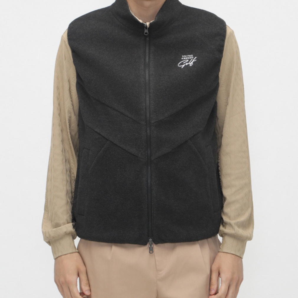 ユナイテッドアローズ ゴルフウェア ベストセットウインドブレーカー 秋 冬 UAG MB REVERSE VEST (UAGM-24221) メンズ UNITED ARROWS