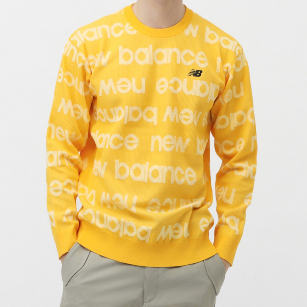 ニューバランス ゴルフウェア 長袖セーター 春 夏 CREW NECK KNIT