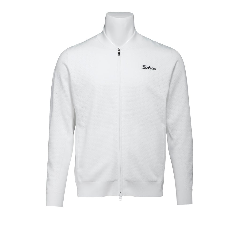 タイトリスト ゴルフウェア 長袖セーター 春 夏 フルジップニット