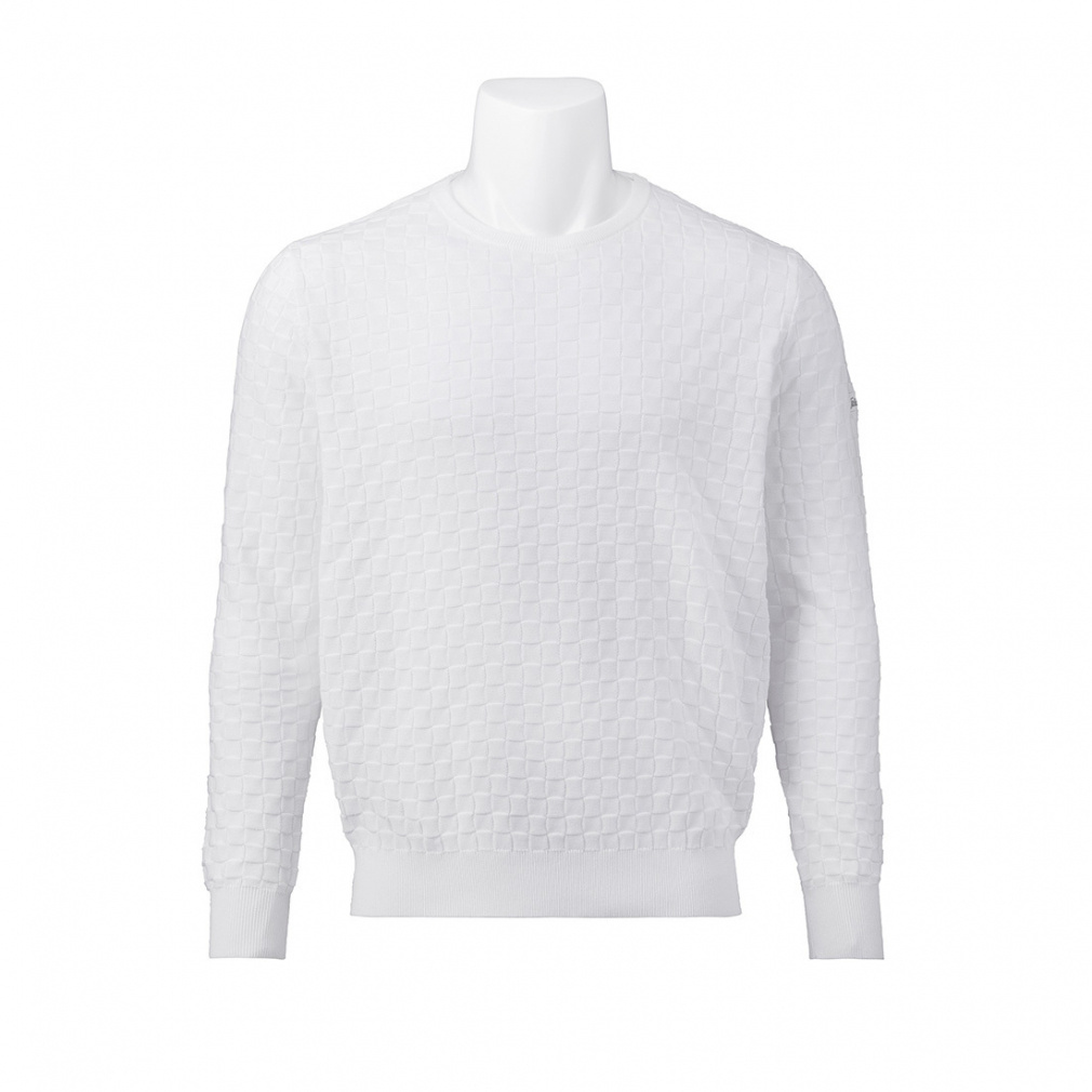 コットンコン クルーネックニット TLPMK131J 6665525726(ホワイト-S)