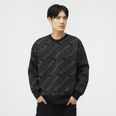 CE MS WR BIAS LOGO CREWNECK KNIT BRG253M76