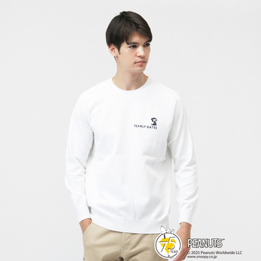 SNOOPY 14G 部分JQクルーネック ニットプルオーバー 0535270031
