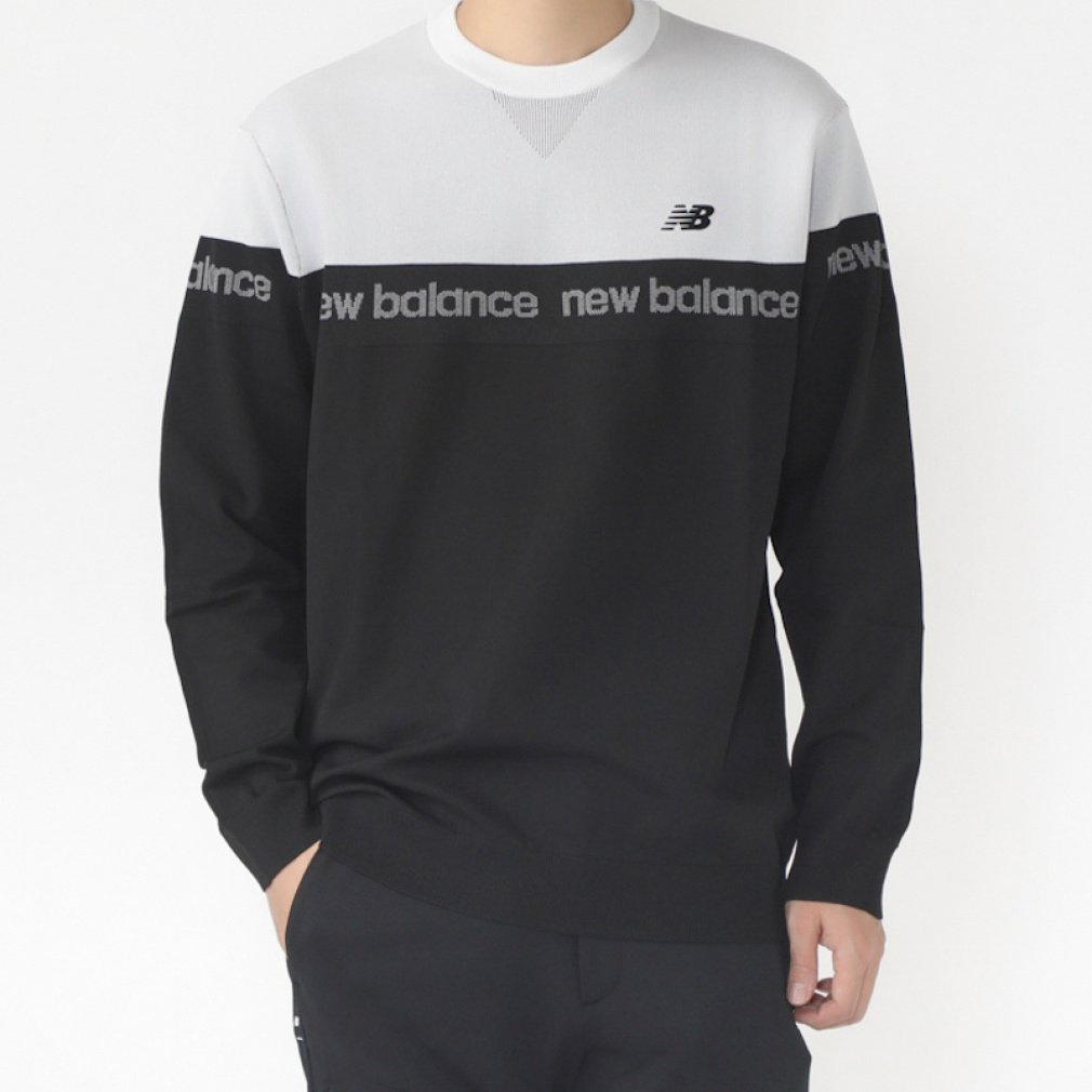 ニューバランス ゴルフウェア 長袖セーター 秋 冬 CREW NECK KNIT PULLOVER (0124270001) メンズ New Balance