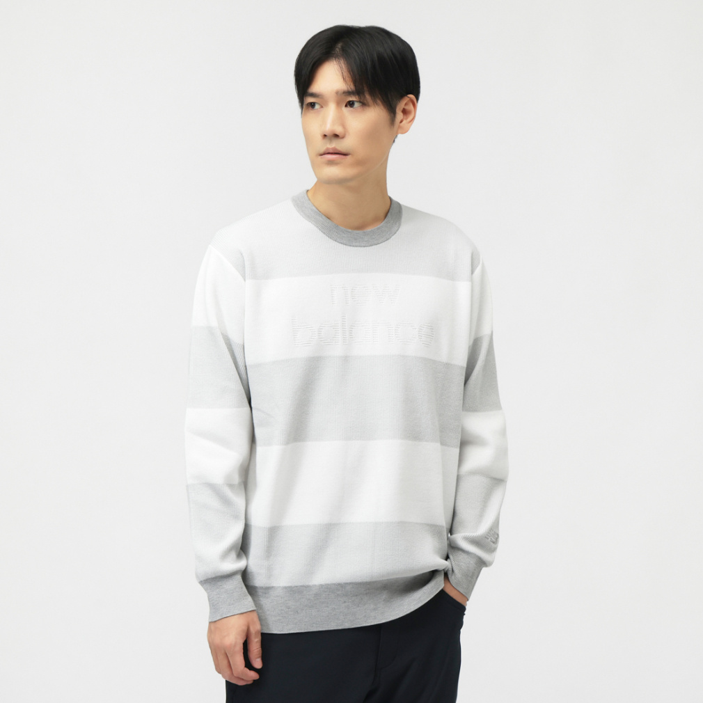 ニューバランス ゴルフウェア 長袖セーター 秋 冬 CREW NECK KNIT PULLOVER (0125270005) メンズ New Balance
