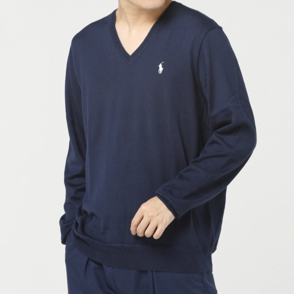 ラルフローレン ゴルフウェア 長袖セーター 秋 冬 パフォーマンス V