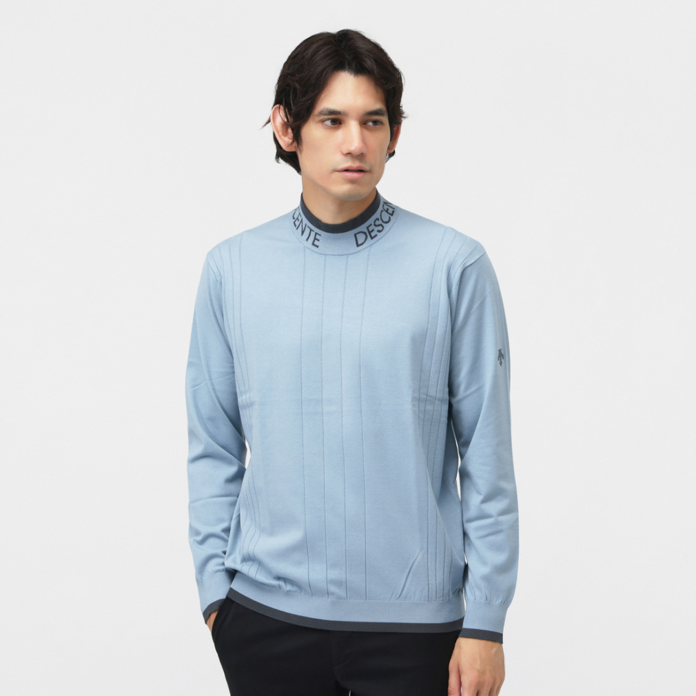 DESCENTE GOLF 　 Vネック セーター M デサントゴルフ DESCENTE ゴルフ レーヨン混モックネックセーター