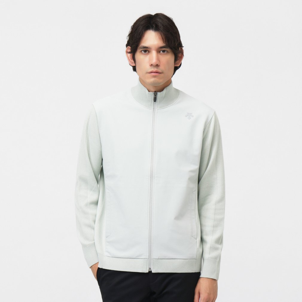 デサントゴルフ　フルジップ　セーター　Lサイズ デサントゴルフ DESCENTE ゴルフ ハイブリッドフルジップセーター