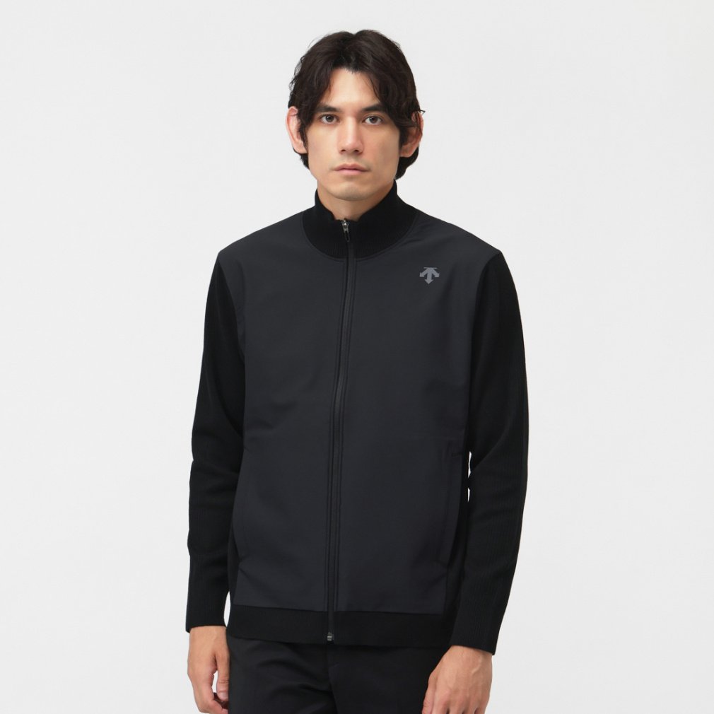 デサントゴルフ　フルジップ　セーター　Lサイズ デサントゴルフ DESCENTE ゴルフ ハイブリッドフルジップセーター