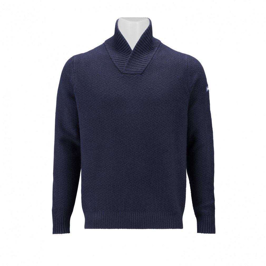 タイトリスト ゴルフウェア 長袖セーター 秋 冬 ショールカラーニット