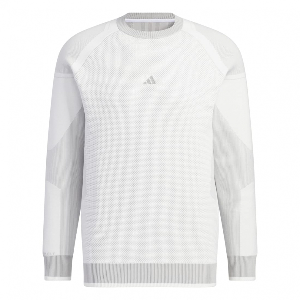 アディダス ゴルフウェア 長袖セーター 秋 冬 PRIMEKNIT プルオーバー長袖セーター (HZ6065) メンズ adidas