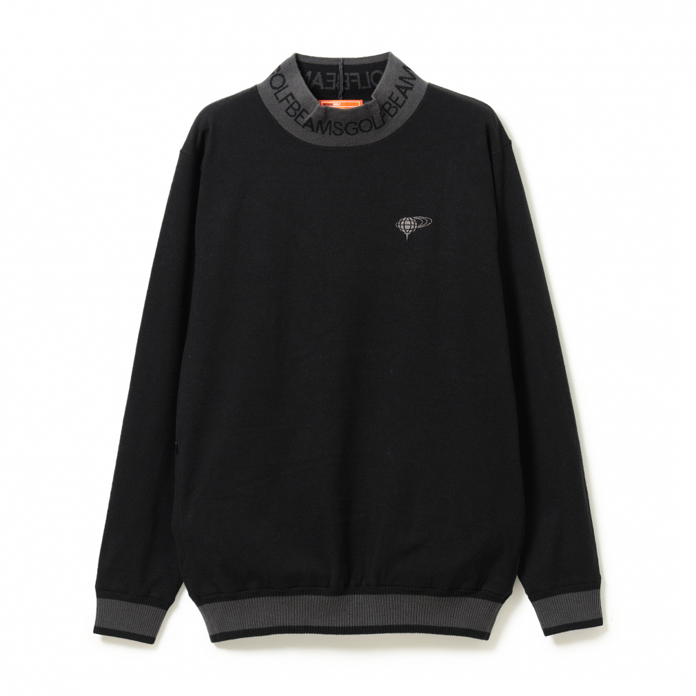 新品 FR2GOLF 表参道 限定 ペイズリー モックネック Tシャツ L 黒 ウルトラストレッチモックネック ショートスリーブ