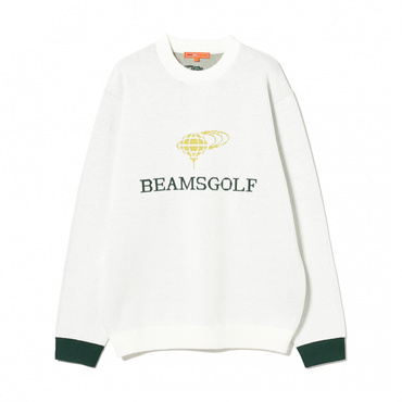 ORANGE LABEL / ジャカードロゴ バイカラーニット 8215014664