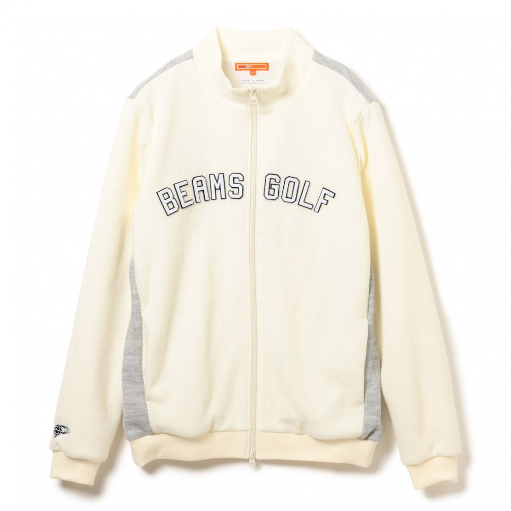 ビームスゴルフ ゴルフウェア 長袖セーター 秋 冬 ORANGE LABEL / エアシャット 裏付き フルジップブルゾン (8218007744) メンズ BEAMS GOLF