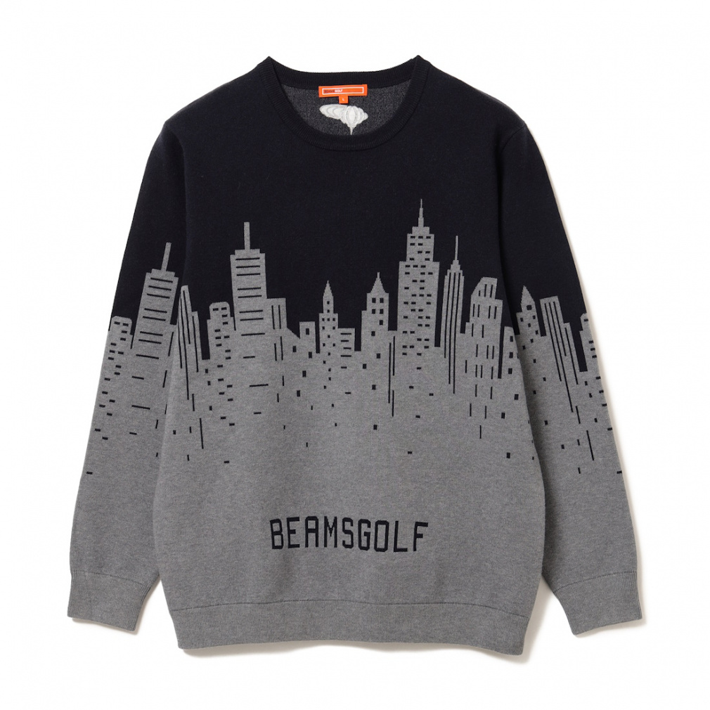 ビームスゴルフ ゴルフウェア 長袖セーター 秋 冬 ORANGE LABEL