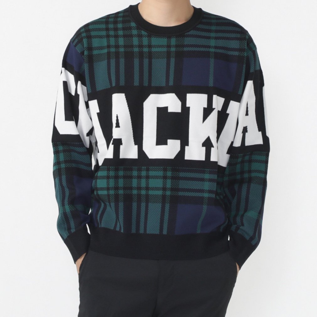 HOT FEEL 3色Wジャガード クルーネックニット 2624270045｜Alpen Online