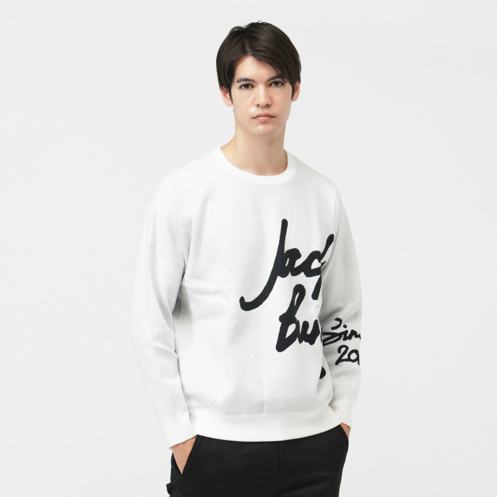 ジャック バニー ゴルフウェア 長袖セーター 秋 冬 HOTFEEL 防風裏地