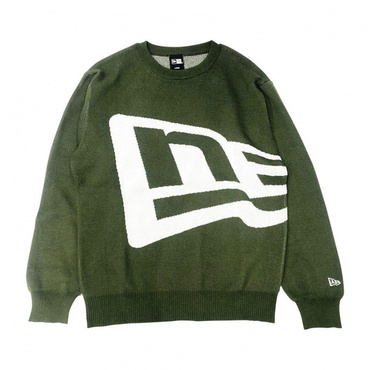 GF KNIT SWEATER NE FLAG OLV 14326430