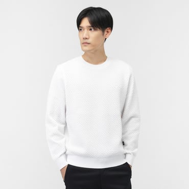 リンクス編クルーネックニット C25218140