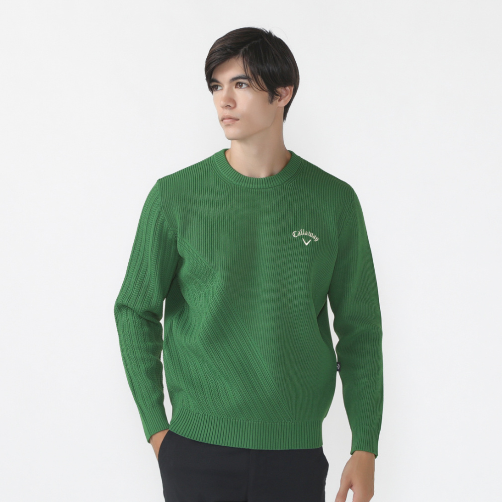 キャロウェイ ゴルフウェア 長袖セーター 秋 冬 ソフトタッチ