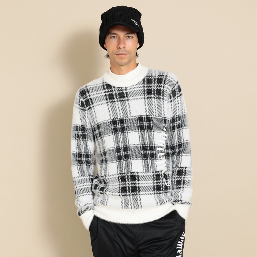 キャロウェイ ゴルフウェア 長袖セーター 秋 冬 クルーネックニット (C23218106) メンズ Callaway