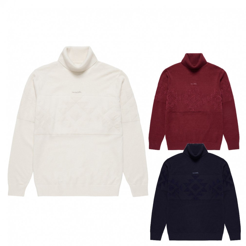 トラヴィスマシュー ゴルフウェア 長袖セーター 秋 冬 L/S Turtle Sweater (7AI039) メンズ TravisMathew