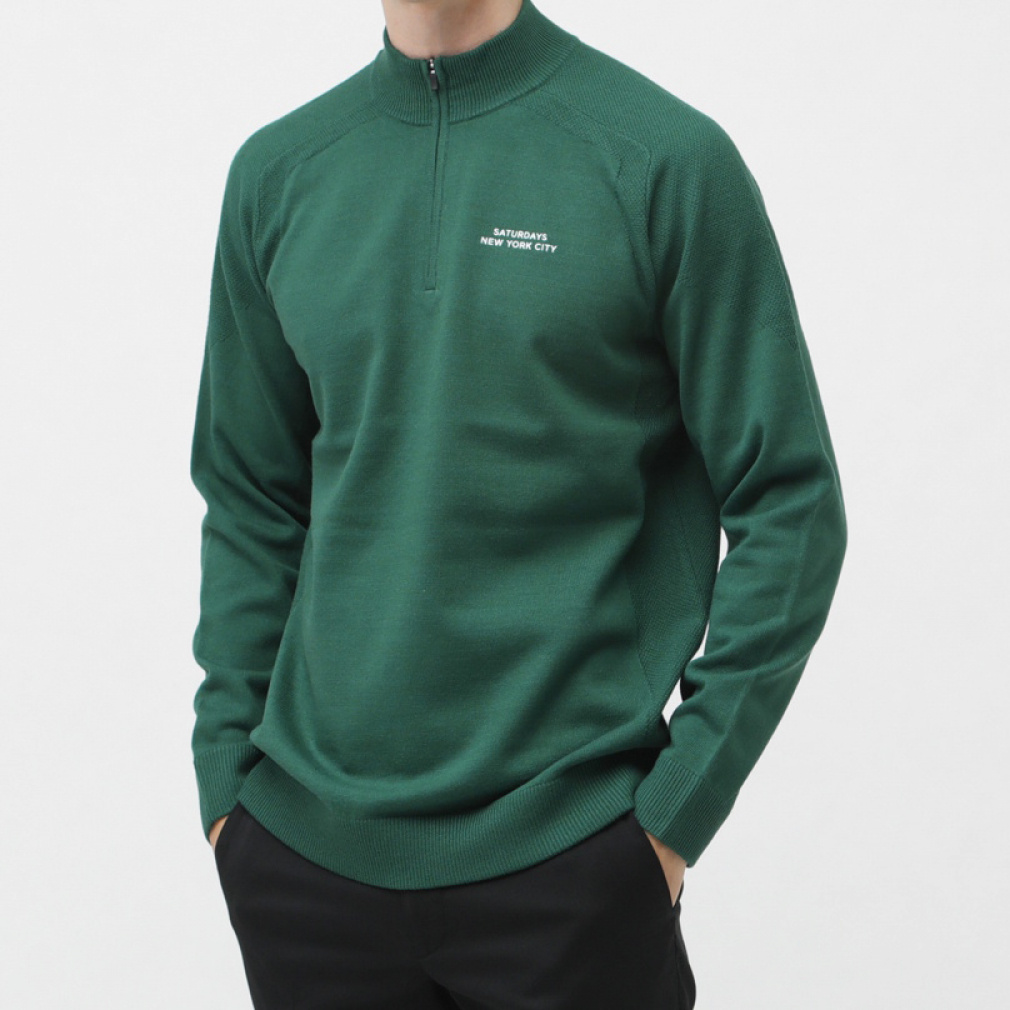 Half Zip Knit BGM64730(グリーン-S)
