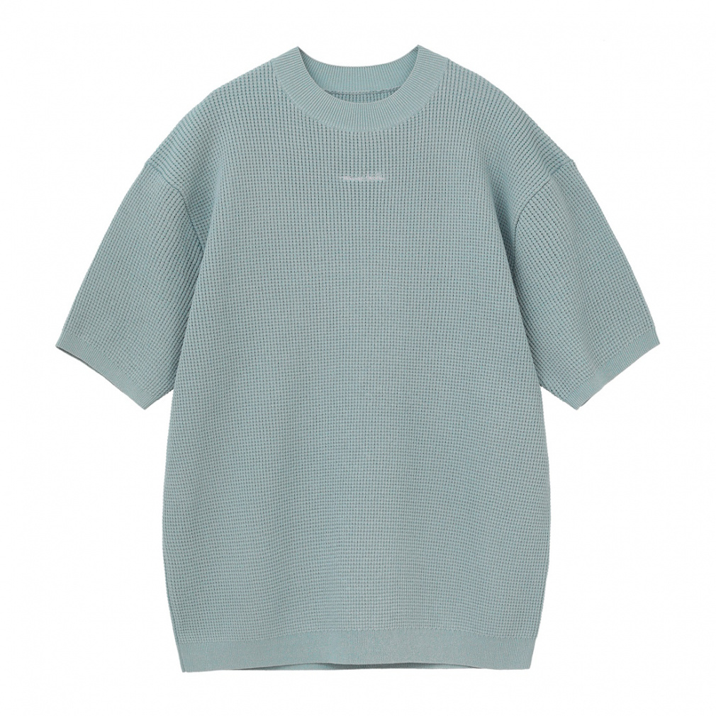 トラヴィスマシュー ゴルフウェア 半袖セーター 春 夏 S/S Waffle mock-neck Knit (0388624605) メンズ TravisMathew