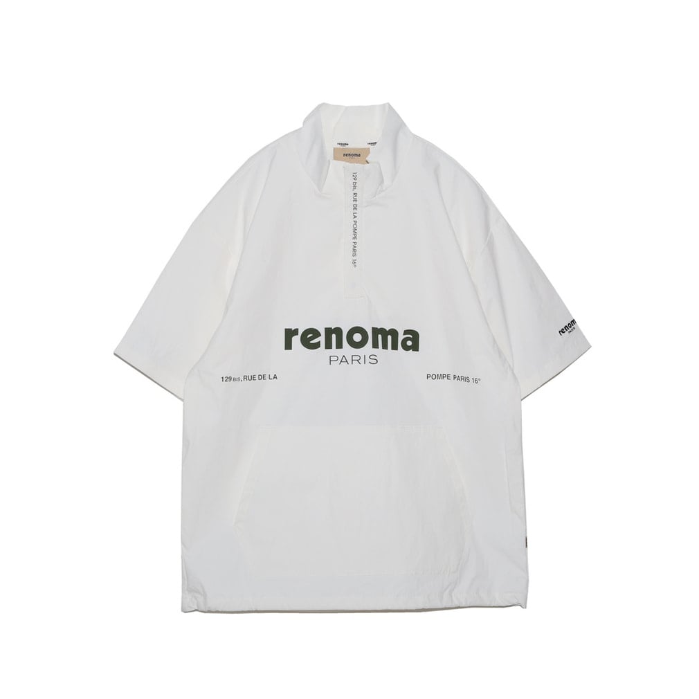 レノマ ゴルフウェア 半袖ウインドブレーカー 秋 冬 BASIC HALF ZIP JK
