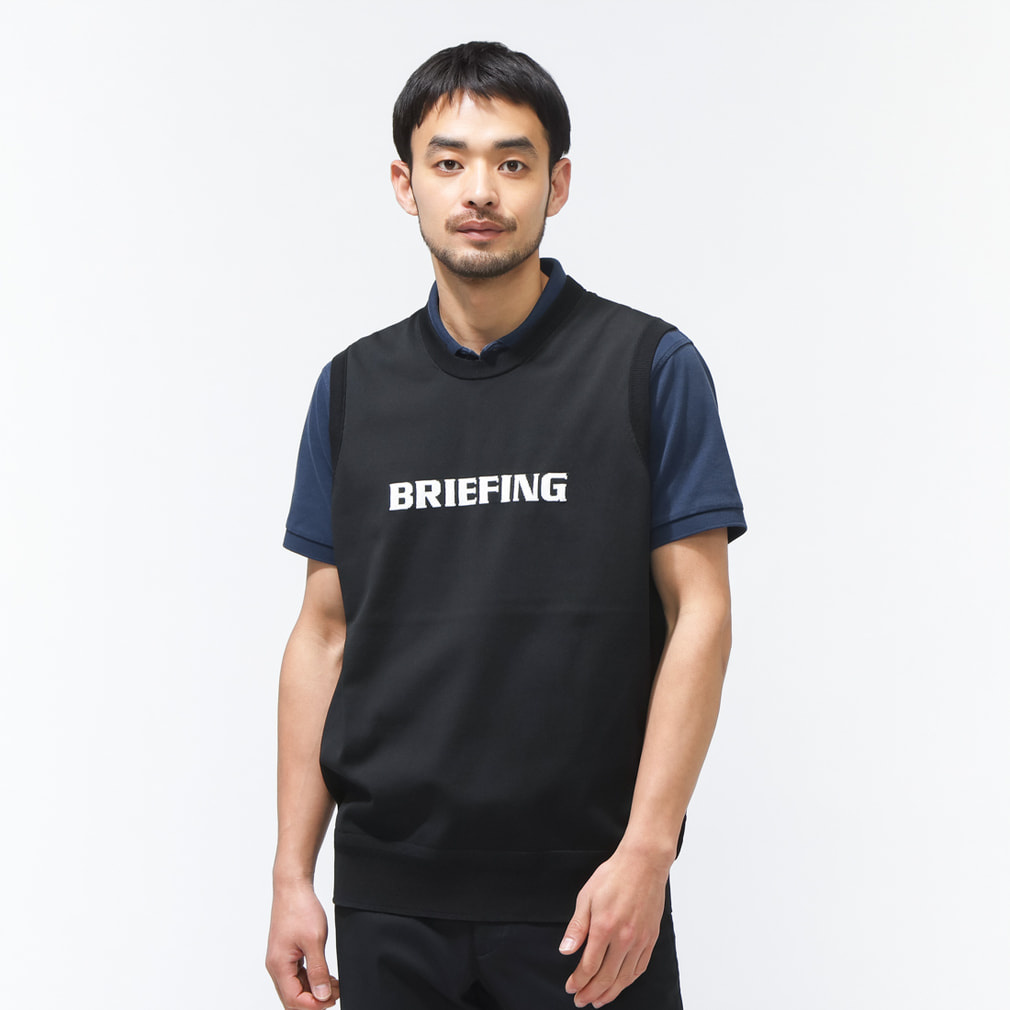 ブリーフィング ゴルフウェア ベスト 春 夏 MS WR CREWNECK KNIT VEST