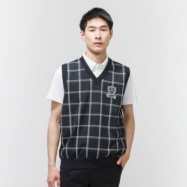 ウィンドペンインターシャ エンブレムニットベスト 0536173302