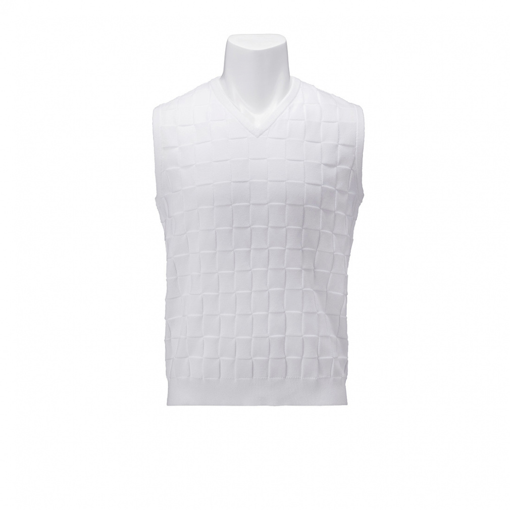 コットンコン Vネックベスト TLPMK132J 6665526075(ホワイト-S)