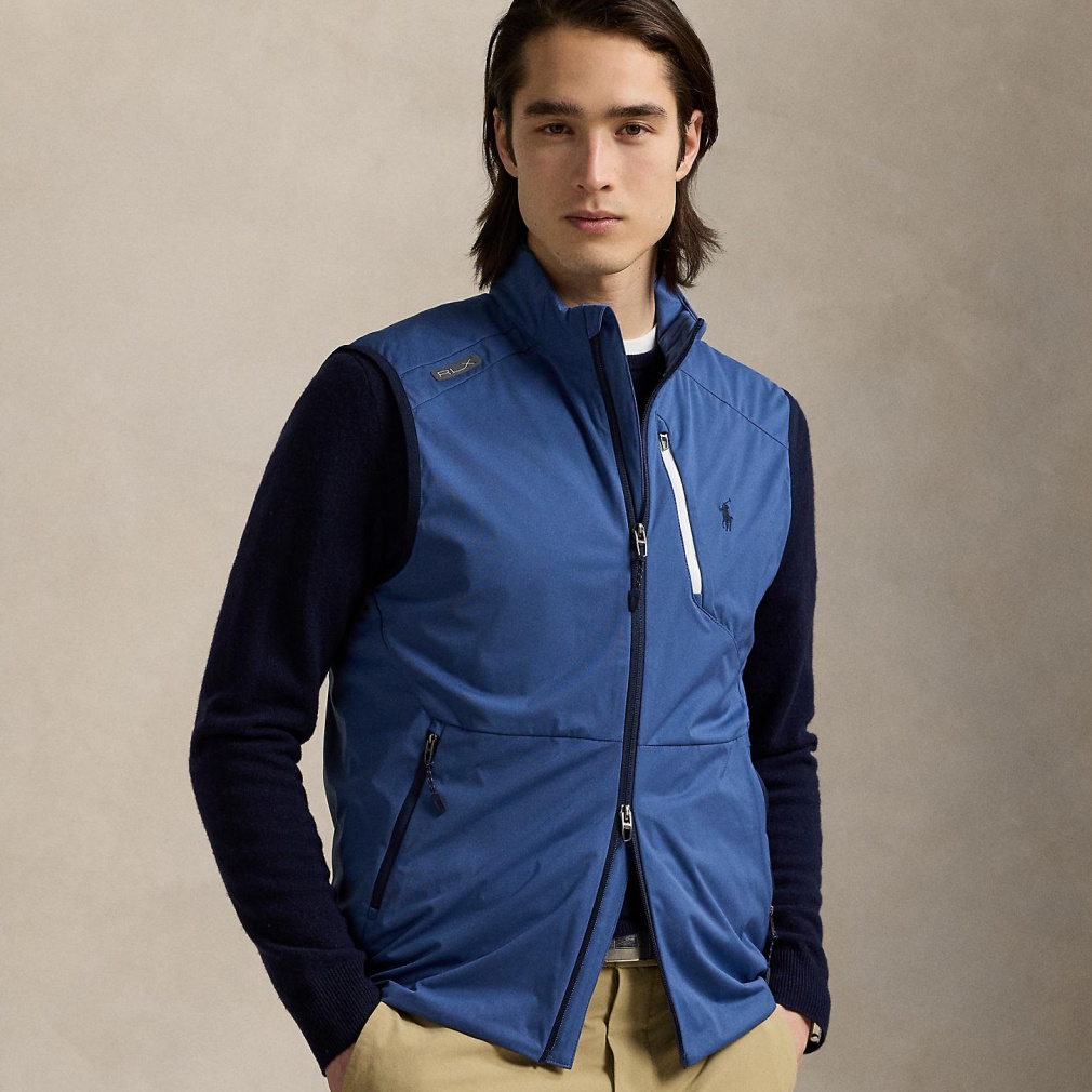 ラルフローレン ゴルフウェア ベスト 春 夏 パッカブル モックネック