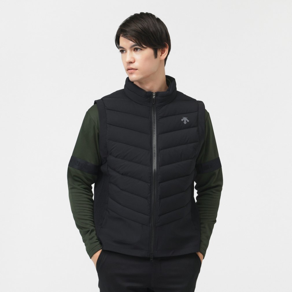 デサント ゴルフ ゴルフウェア ダウンベスト 秋 冬 接結ハイブリッド