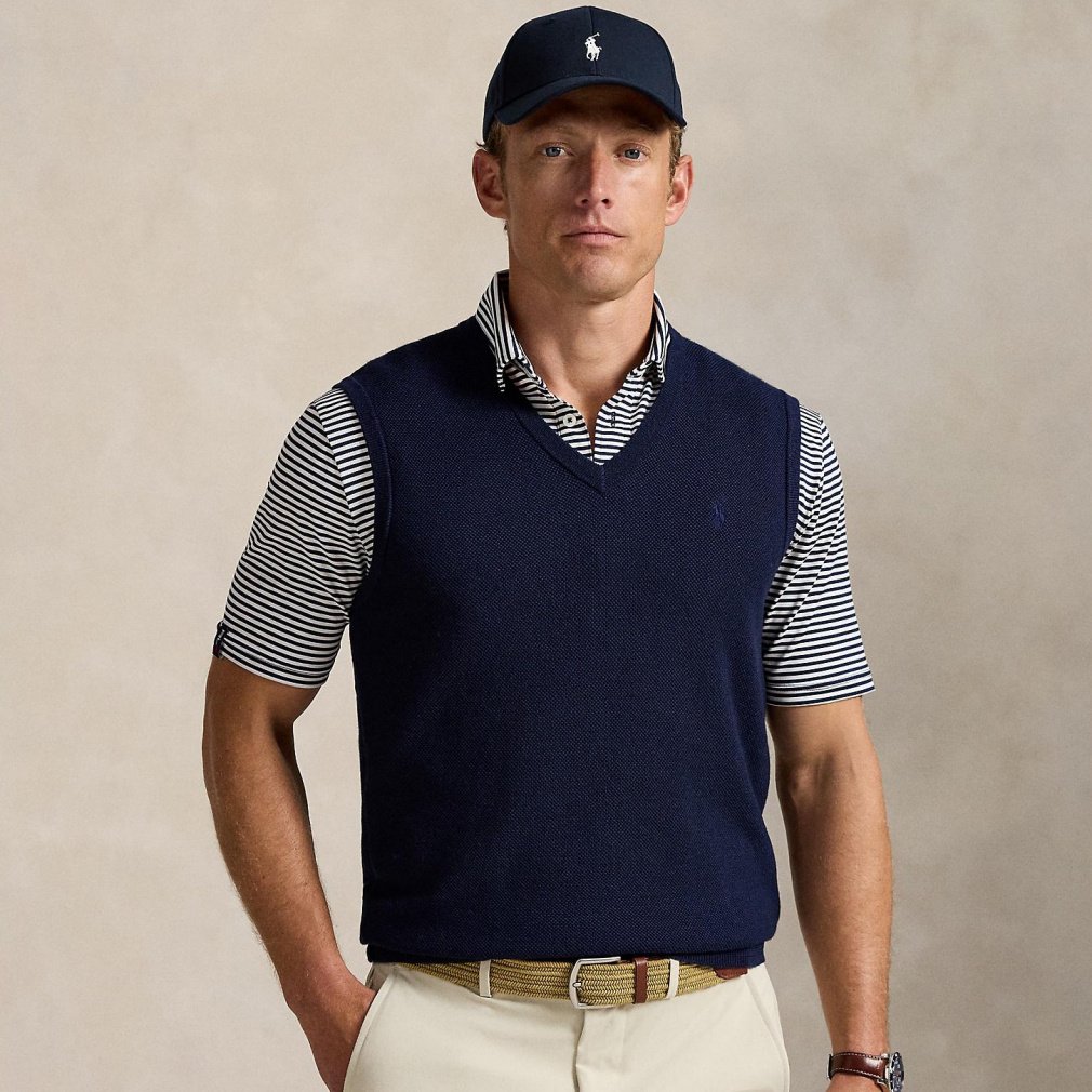 ラルフローレン ゴルフウェア ベスト 秋 冬 パフォーマンス セーター ベスト (FW25-2051) メンズ RALPH LAUREN
