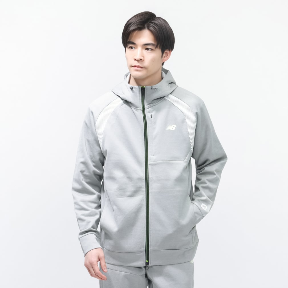 SWEAT FULL ZIP HOODIE 0126162001(ライトグレー-M)