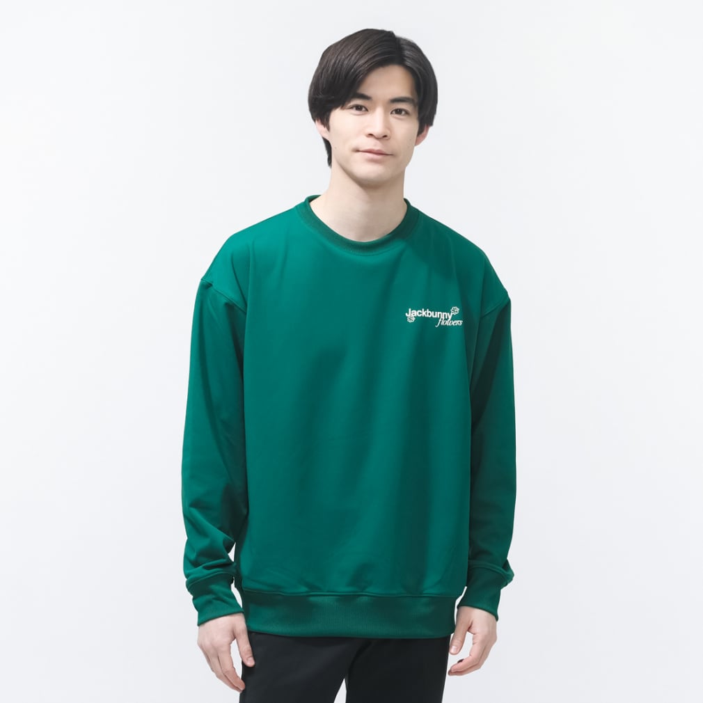 ハイゲージダブルフェイス 長袖スウェット 2626162137(グリーン-M)