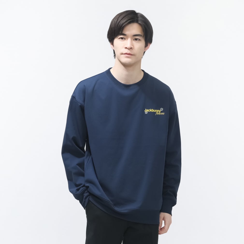 ハイゲージダブルフェイス 長袖スウェット 2626162137(ネイビー-M)