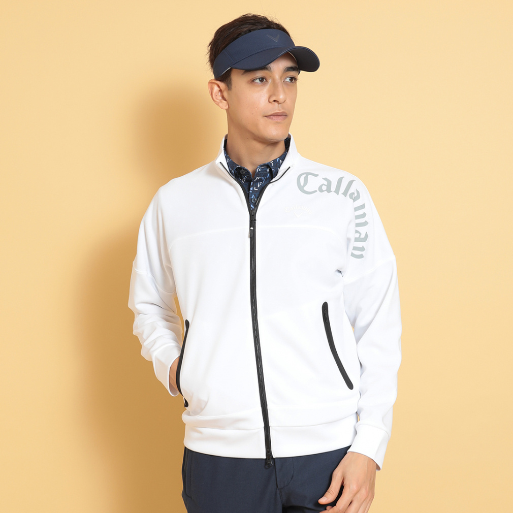 キャロウェイ ゴルフウェア 長袖トレーナー 春 夏 ダブルニット