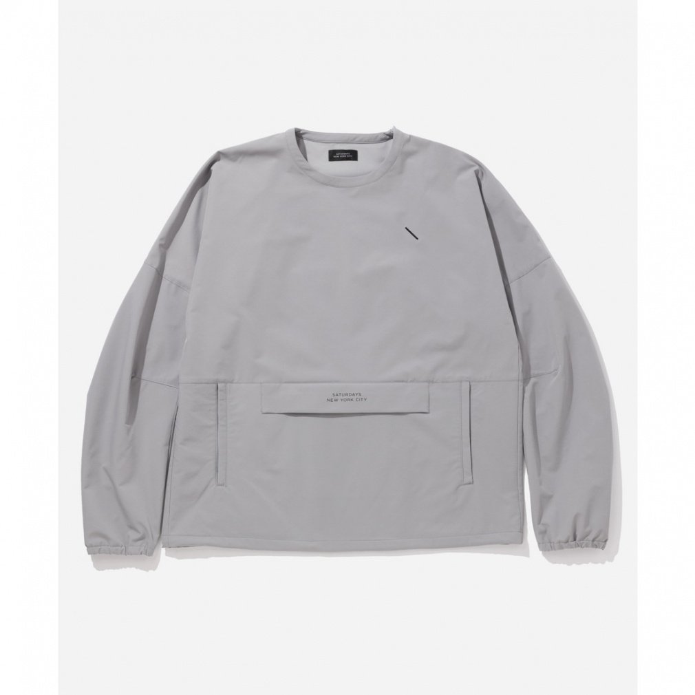 サタデーズニューヨークシティ ゴルフウェア 長袖ウインドブレーカー 春 夏 Lightweight Pull Over (BGL-13020) メンズ SATURDAYS NEW YORK CITY