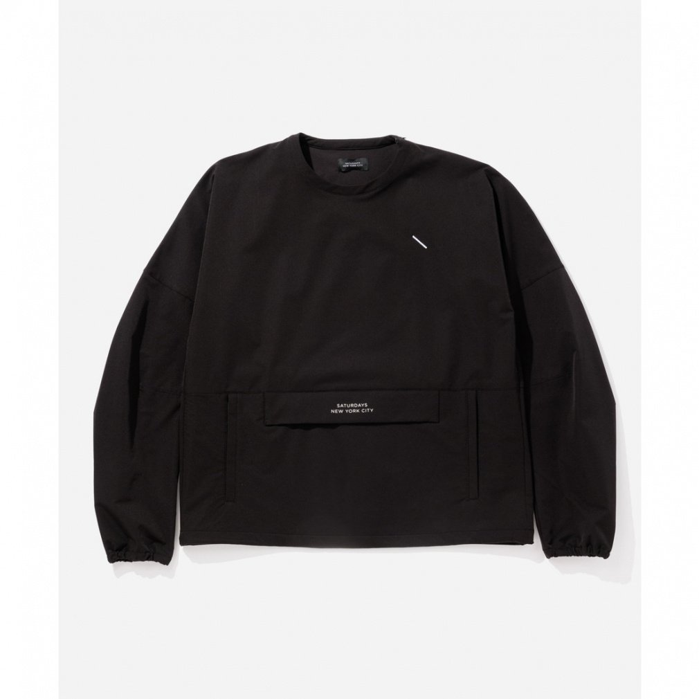 サタデーズニューヨークシティ ゴルフウェア 長袖ウインドブレーカー 春 夏 Lightweight Pull Over (BGL-13020) メンズ SATURDAYS NEW YORK CITY