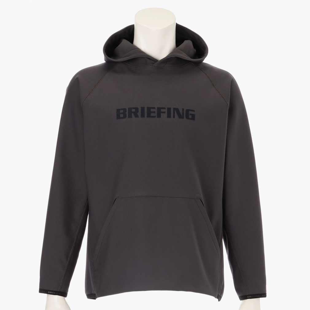 ブリーフィング ゴルフウェア 長袖トレーナー 秋 冬 MS LOGO HOODIE (BRG253M47) メンズ BRIEFING