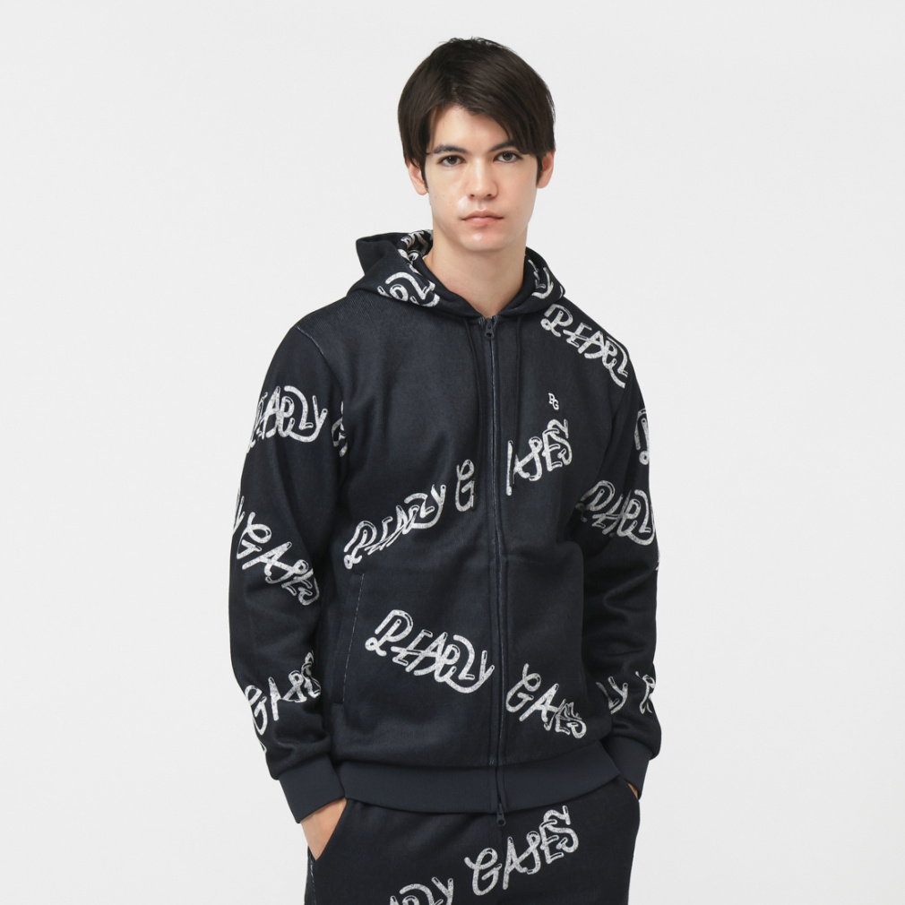 パーリーゲイツ ゴルフウェア 長袖トレーナー 秋 冬 両面起毛ぷにぷに