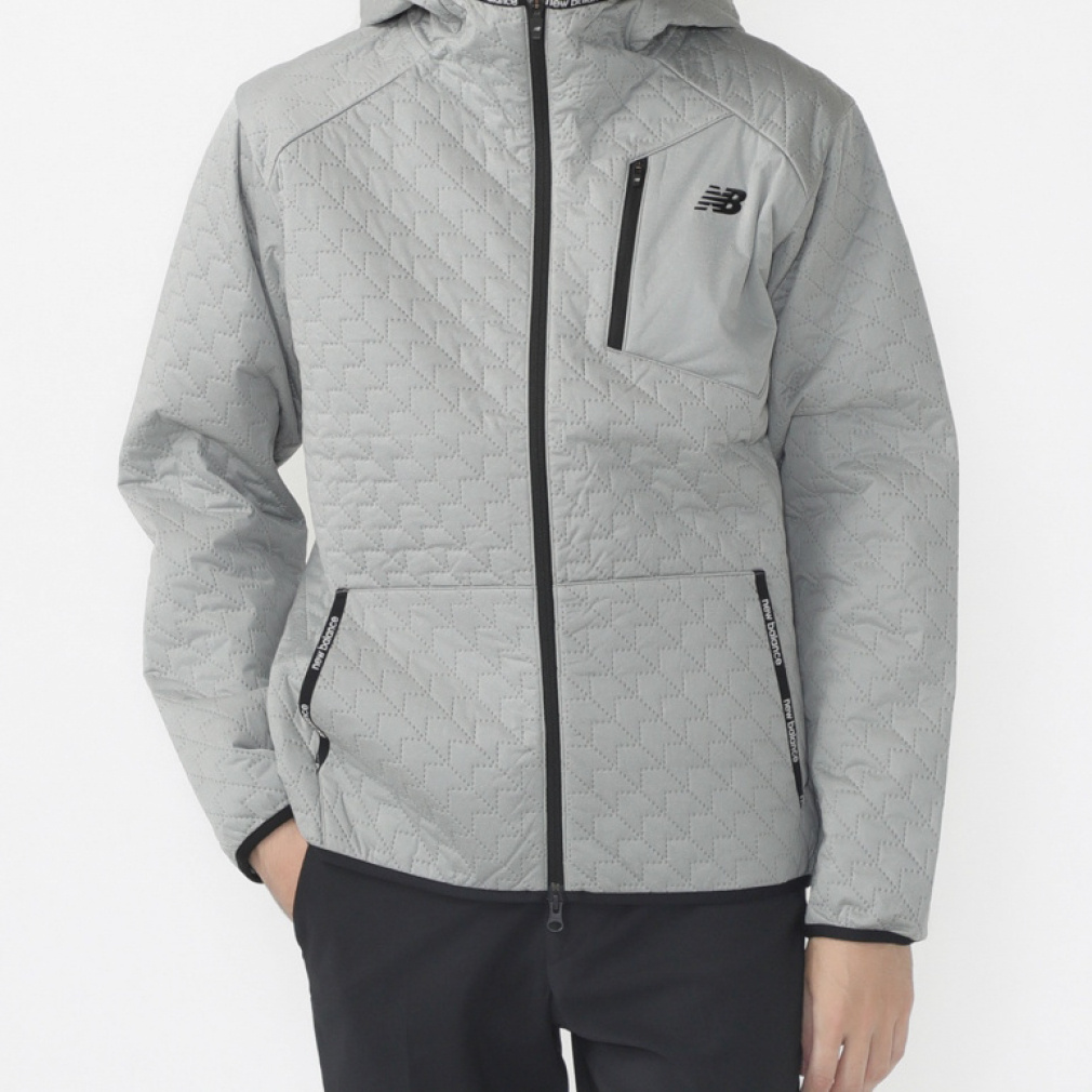 ニューバランス ゴルフウェア フーディー 秋 冬 QUILTED FULL ZIP